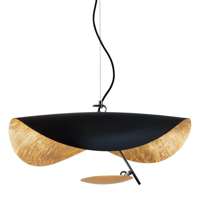 Catellani & Smith Lederam Manta S1 LED Hängelampe mit elegantem Design und warmem Licht.