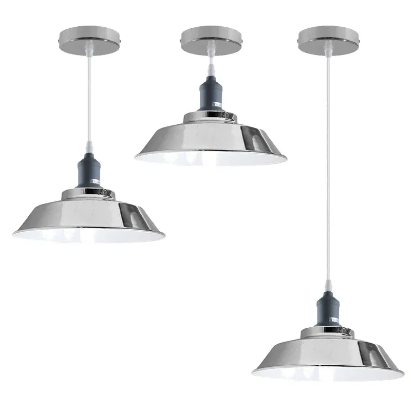 Deckenplatte Lichthalter & Retro Pendelleuchte Lampenschirm