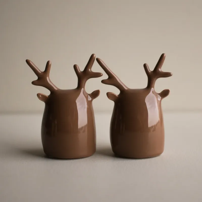 Deer Twins 2er Set - shiny nougat
