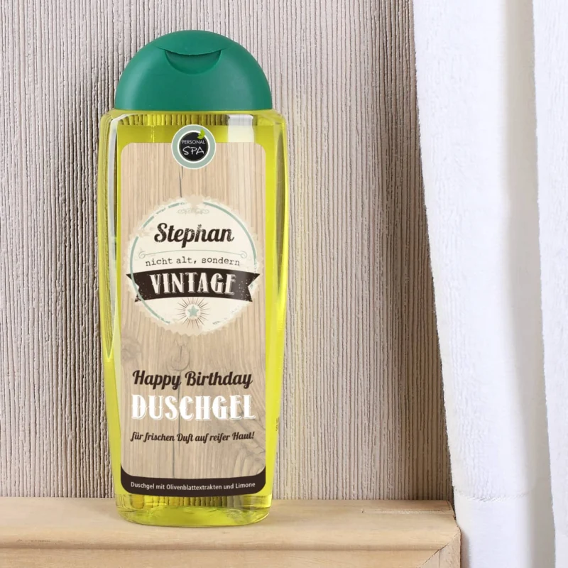 Duschgel nicht alt sondern vintage