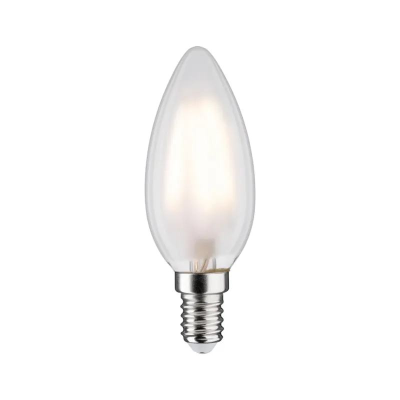 E14 4,5W LED Kerze Filament 2700K Matt, warmweiße LED-Kerzenlampe mit E14-Fassung für Lüster und Leuchten