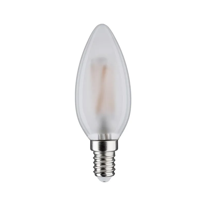E14 5 LED Kerze Filament Dimmbar 2700K Matt, matte LED-Kerzenlampe mit E14-Sockel für Lüster und warmweißes Raumlicht