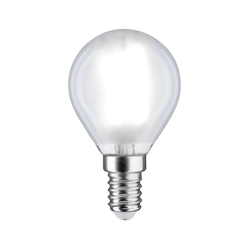 E14 5W LED Tropfen Filament 6500K Dimmbar Matt, tageslichtweiße Retro-Lampe mit E14-Fassung