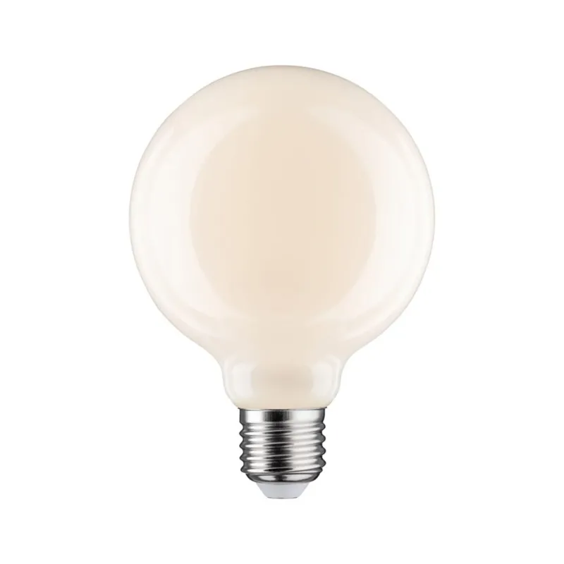 E27 5,6W LED Globe Filament 2700K Dimmbar Weiß, warme LED-Globelampe mit E27-Fassung