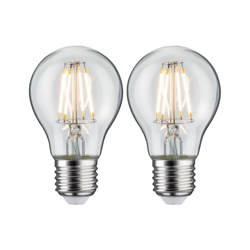 E27 5W LED Birne Filament Klar 2700K, dekorative Retro-Glühbirnen im Vintagelook mit warmweißem Licht