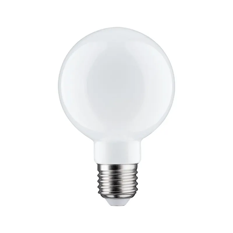 E27 7,5W LED Globe Filament 2700K Dimmbar Opal, opale Globenlampe mit E27-Fassung für warmweißes Licht