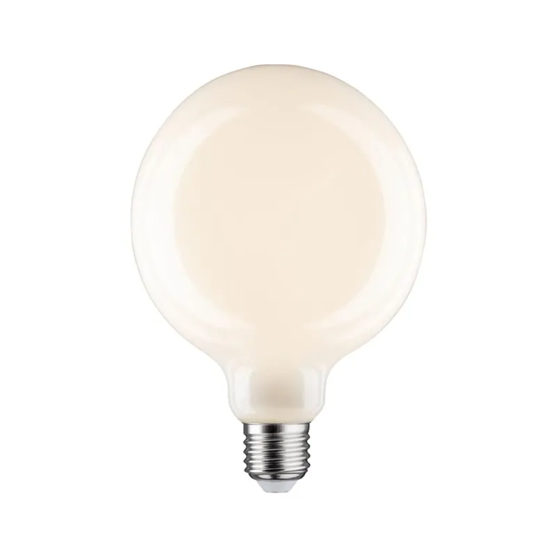E27 9W LED Globe Filament Dimmbar 2700K Opal, warmweiße Opal-Globelampe mit E27-Fassung
