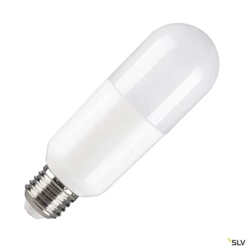 E27 LED-Leuchtmittel 13,5W 4000K CRI90 240° von SLV, weiß milchig, dimmbar, neutralweiß