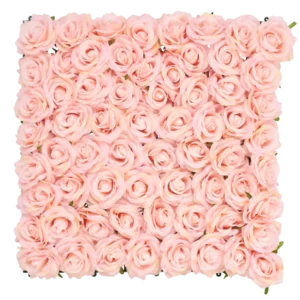 Künstliche Hecke Blumen 50x50 cm rosa