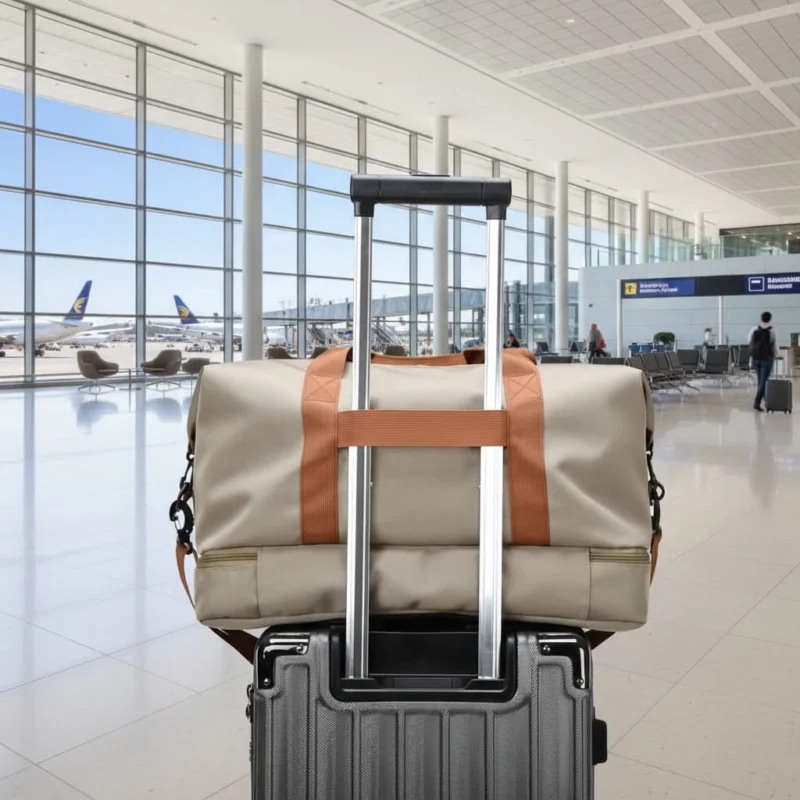 FITVOYAGE - Versatile Gym Bag with Shoe Compartment & Wet-Dry Separation 2