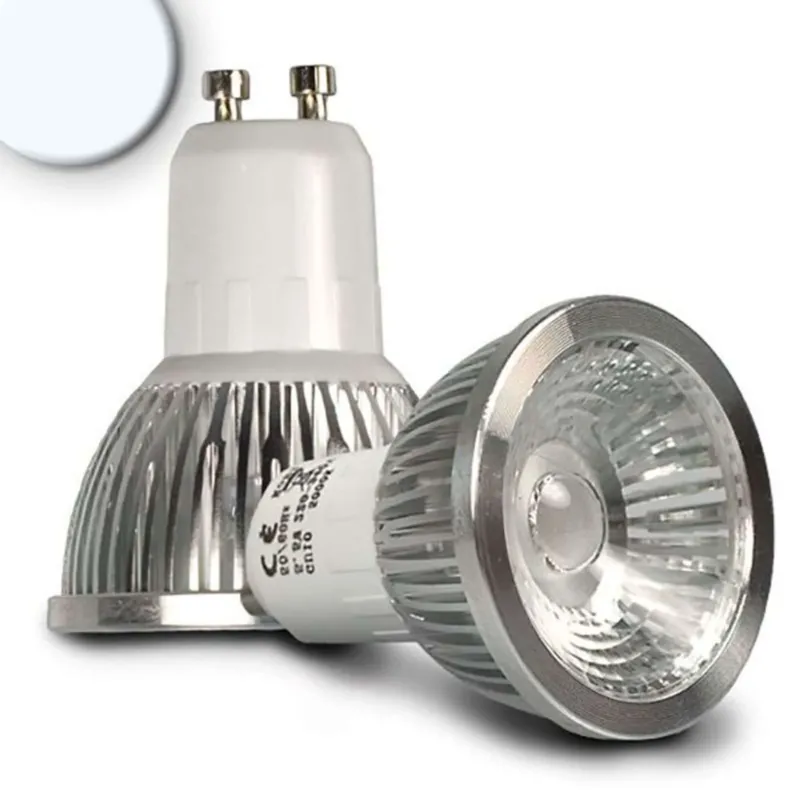 GU10 LED Strahler 5,5W COB 38° kaltweiß dimmbar, energiesparende LED-Lampe mit Dimmfunktion.