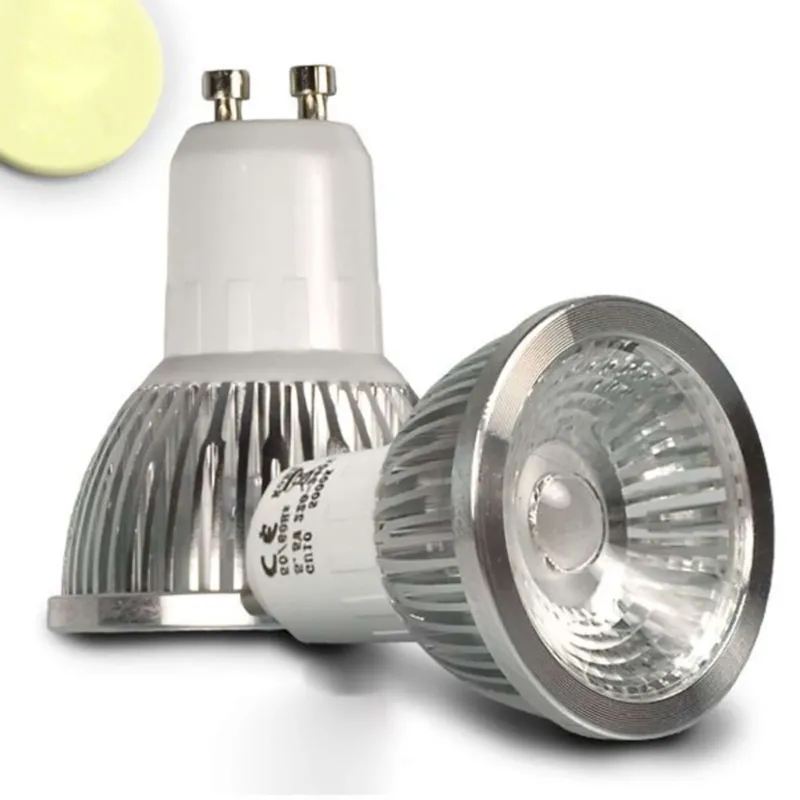 GU10 LED Strahler 5,5W COB 38° Warmweiß Dimmbar, GU10 Sockel, dimmbare LED-Spotlampe
