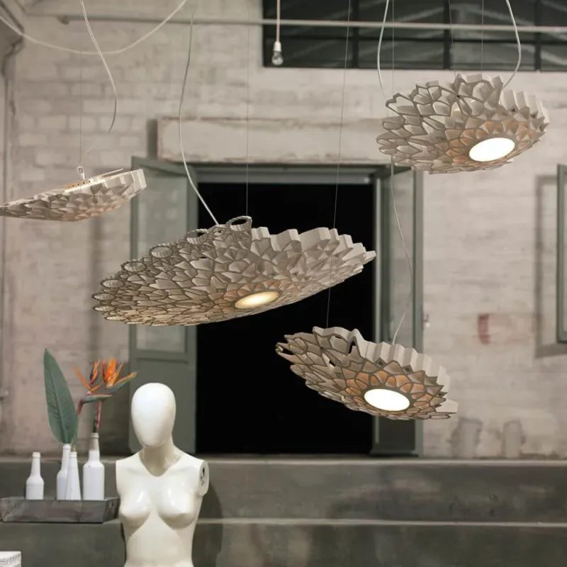 Karman Notredame LED Hängeleuchte Dimmbar, kunstvolle Designlampe in Korallenform für moderne Räume