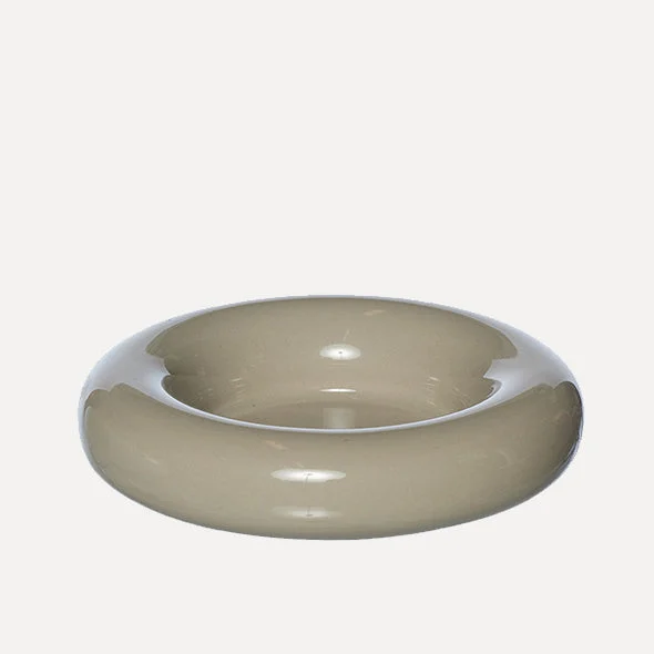 Kerzenhalter Tablett Ania - glossy sand