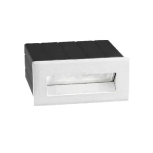 Krypton LED Außenwandeinbauleuchte 8,5cm Lichtauslass Hor. Slot 3000K IP54, weiß