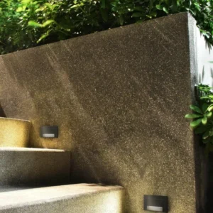 Krypton LED Außenwandleuchte 3000K Dunkelgrau IP54 für Terrasse und Hauseingang, moderne Außenbeleuchtung