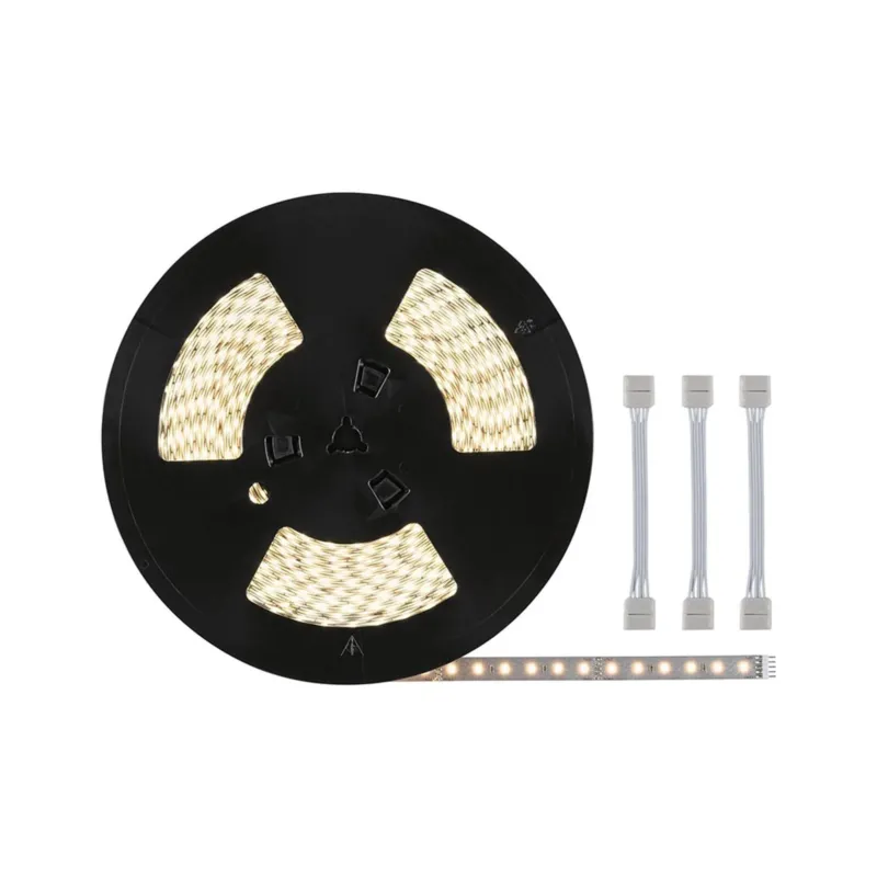 LED 500 Strip Warmweiß 20m 72 LEDs/m mit Steckverbindern für helle, gemütliche Raumausleuchtung