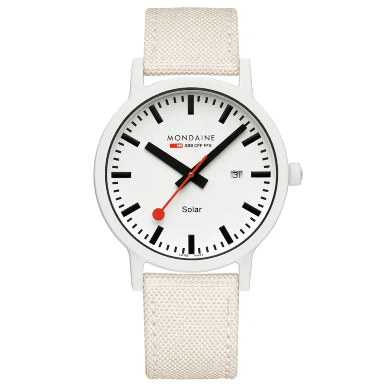 Essence Solar, 41 mm, White Watch