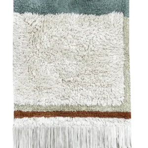 Swatch Washable rug Lanes Vintage Blue