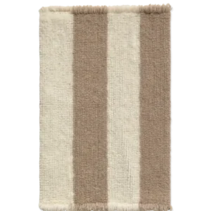 Swatch Washable Rug Cabana Lines Wool Moonlight