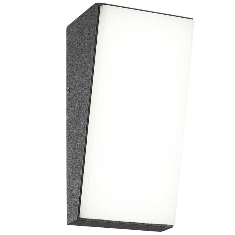 Solden vertikale LED Außenleuchte in rechteckiger Form aus Aluminium und PC, ideal für Außenbereiche.