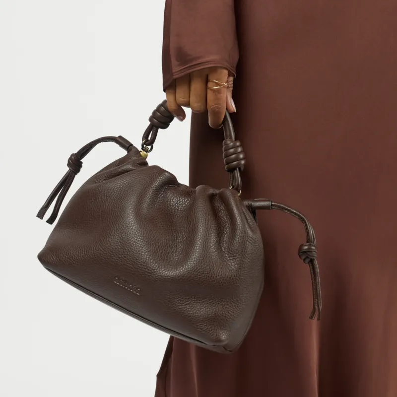 Kiki Mini Tasche - Leder Chocolate