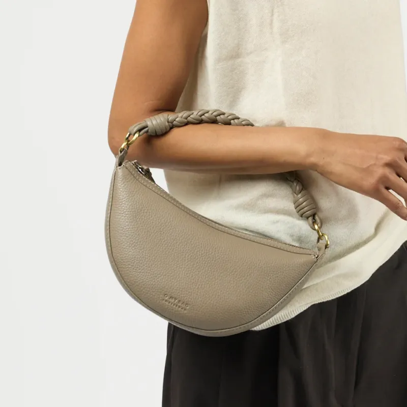 Leo Mini Tasche - Leder Clay mit 2 Straps