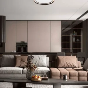 Ormi Deckenleuchte Ø 60cm 2700, 4000K moderne Deckenlampe in Schwarz mit weißem Diffusor für Wohnzimmer