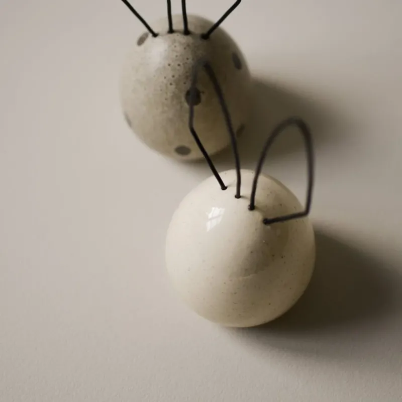 Hare Osterdekoration Hase - vanille