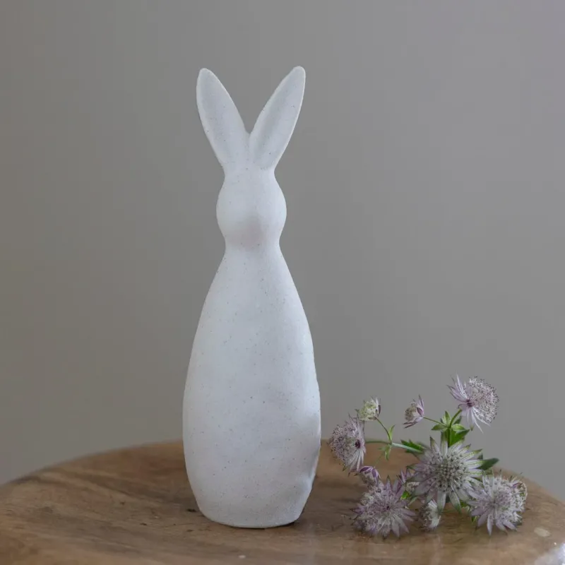 Osterdekoration Hase Arne - weiß