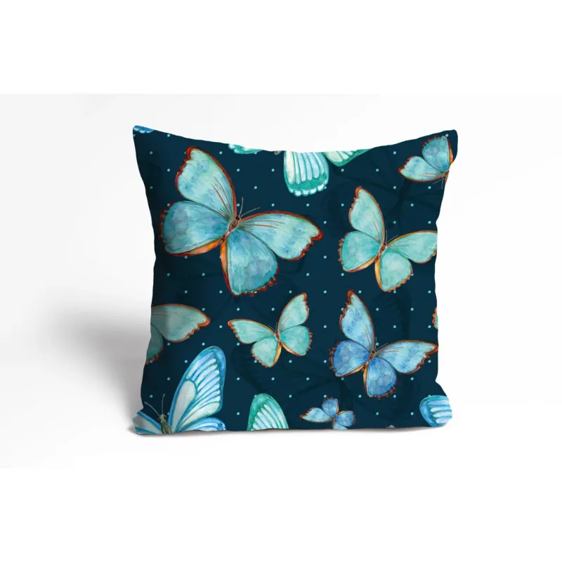 Kissenbezug Blue Butterflies - Kissenbezug