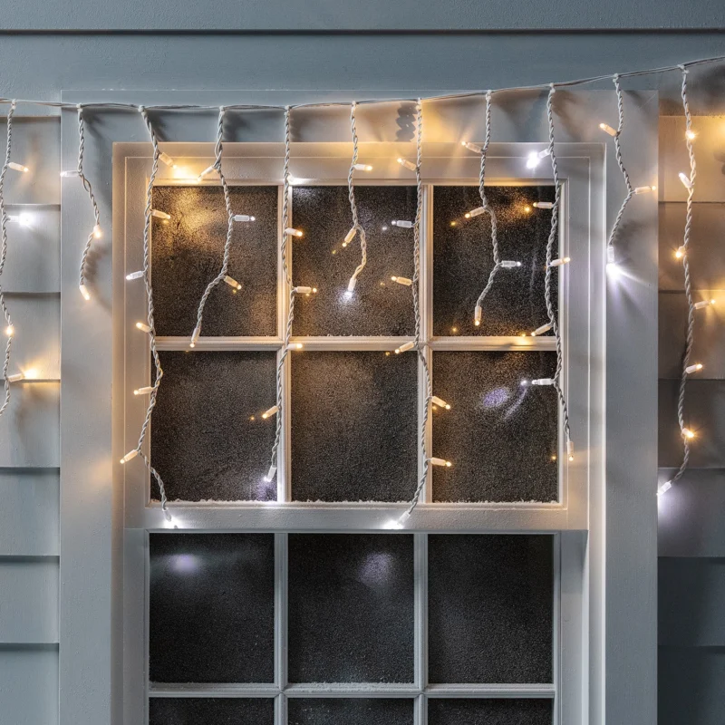 Pro Connect 18m 900er glitzernde LED Eiszapfen-Lichterkette IP67