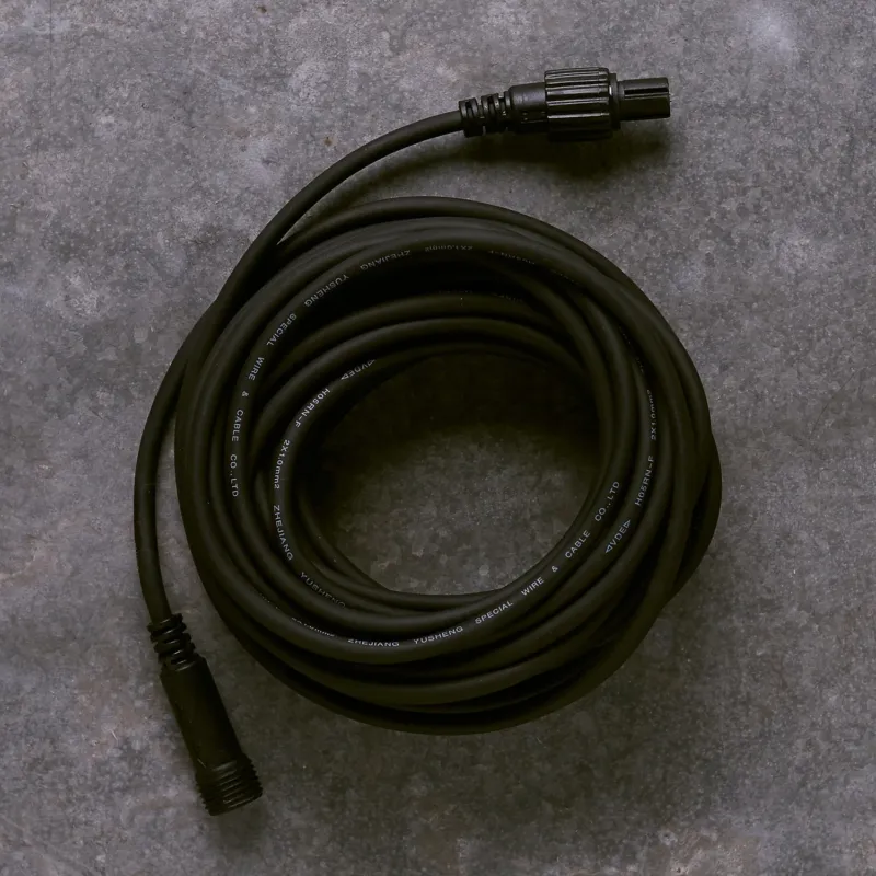 Schwarzes Pro Connect Verlängerungskabel 5 Meter