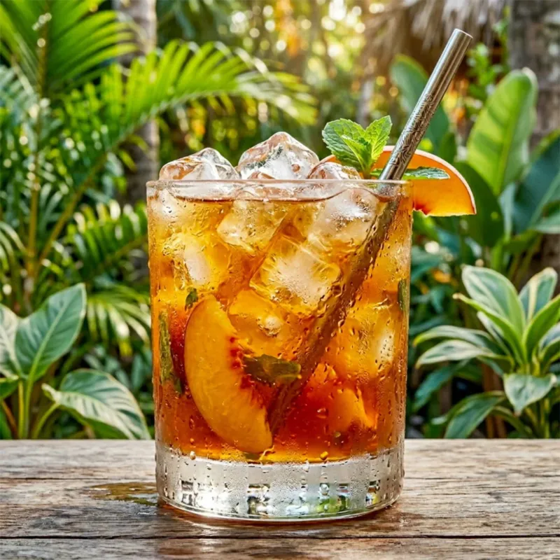 Thé glacé pêche parfum fruité de Grasse pour bougies fondants et diffuseurs