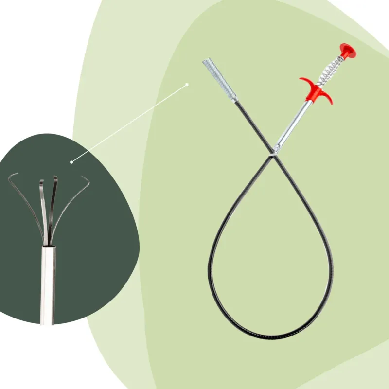 Terrarium pickup claw - 72 cm - Terrarium tool - Steel - Extendable claw