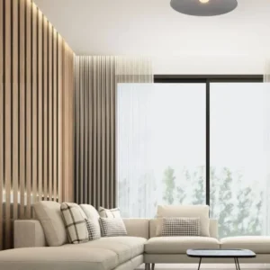 Polifemo LED Deckenleuchte Ø 60cm Up & Down 3000K moderne Designer-Deckenleuchte aus Metall und Glas für das Wohnzimmer