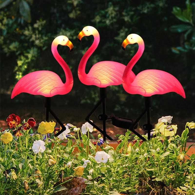 FLAMINGOLIVA – Solar Flamingo Garden Light for Outdoor Decor
