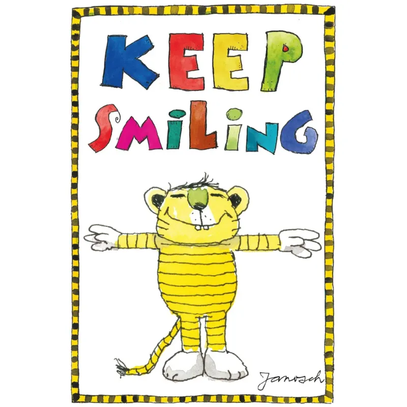 Janosch Blechschild - Keep Smiling Tiger