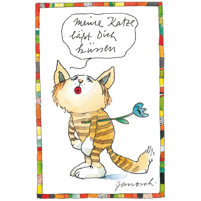 Janosch Blechschild - Meine Katze lässt dich küssen