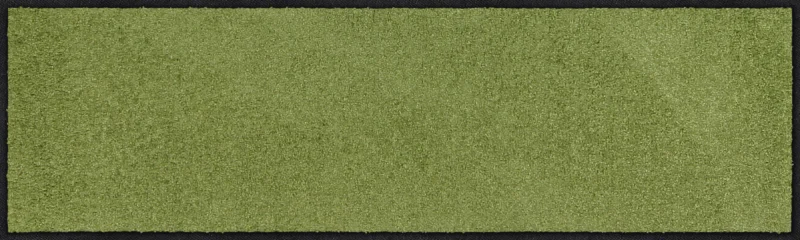 Läufer klein 30x100 Uni Salbei grün