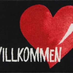 Fußmatte 50x75 Großherzig schwarz