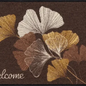 Fußmatte 50x75 Ginko Welcome mocca