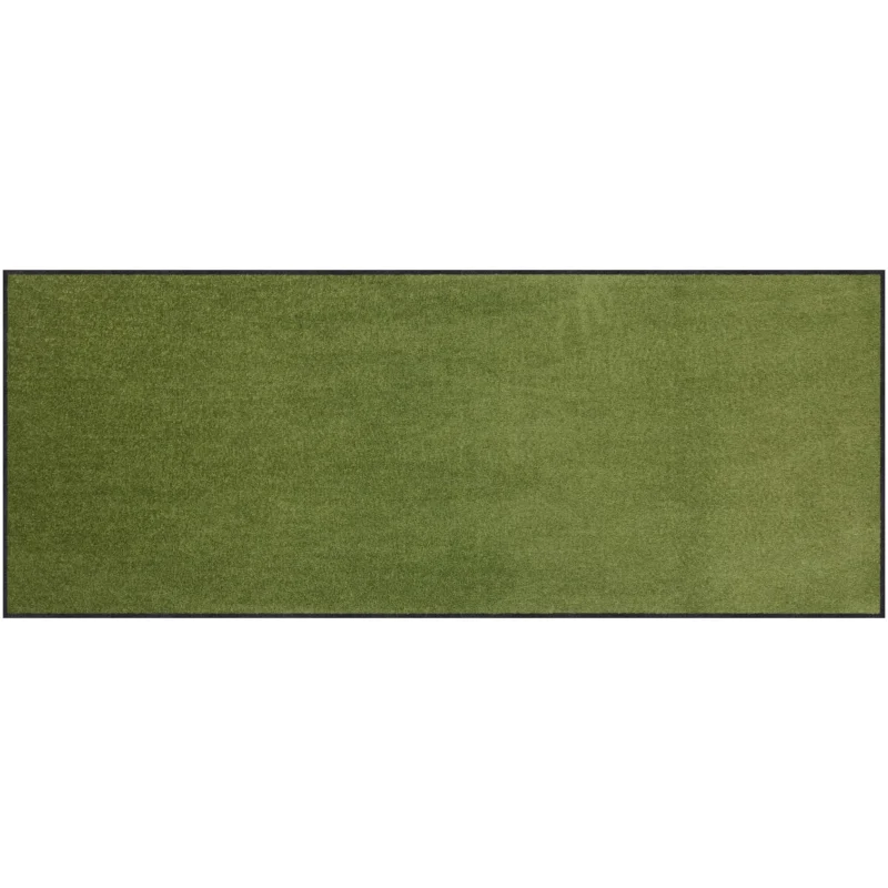 Teppichläufer 75x190 Uni Salbei grün