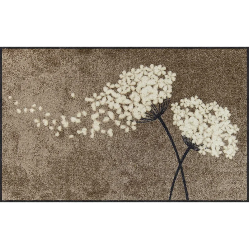 Fußmatte 75x120 Wishfull Blossom taupe beige
