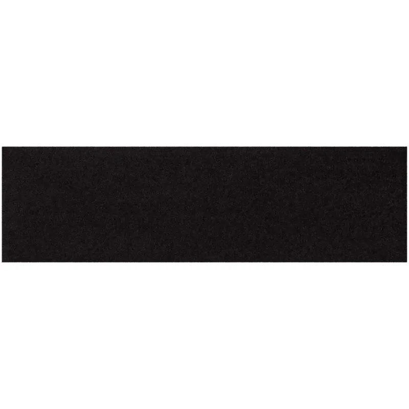 Läufer klein 30x100 Uni Schwarz