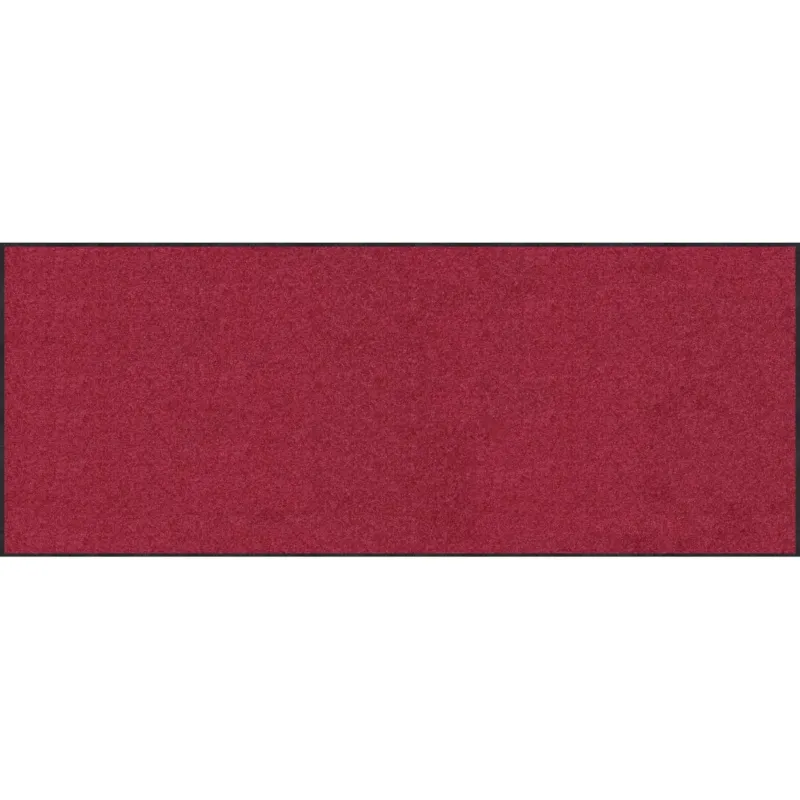Teppichläufer 60x180 Uni Weinrot