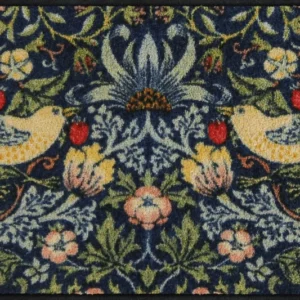 Fußmatte 50x75 Strawberry Thief blue