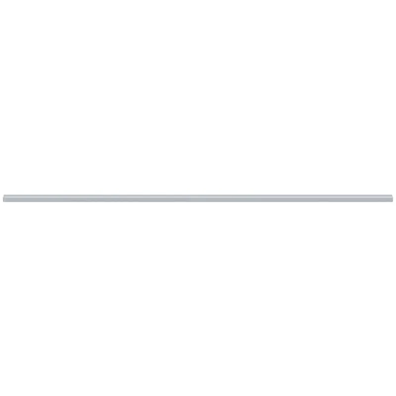Square Profil mit Diffusor 1m Alu eloxiert, LED-Aluprofil mit satinierter Abdeckung für gleichmäßiges Dekolicht