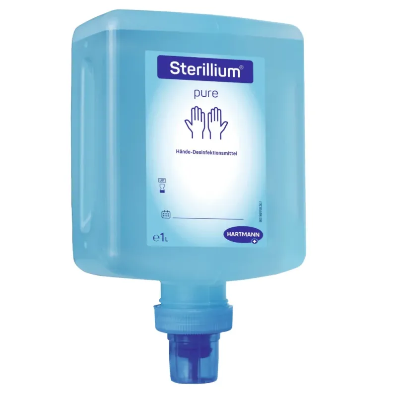 Bode Sterillium pure Hände-Desinfektionsmittel Überkopfflasche für CleanSafe-Spender 1000 ml