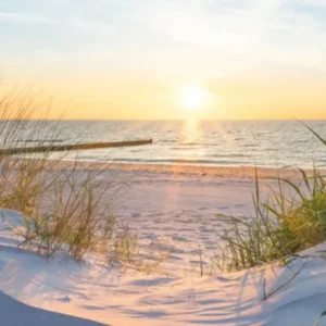 XXXL Diamond Painting mit idyllischem Strand und Sonnenuntergang am Meer – entspannendes Bastelset für Erwachsene